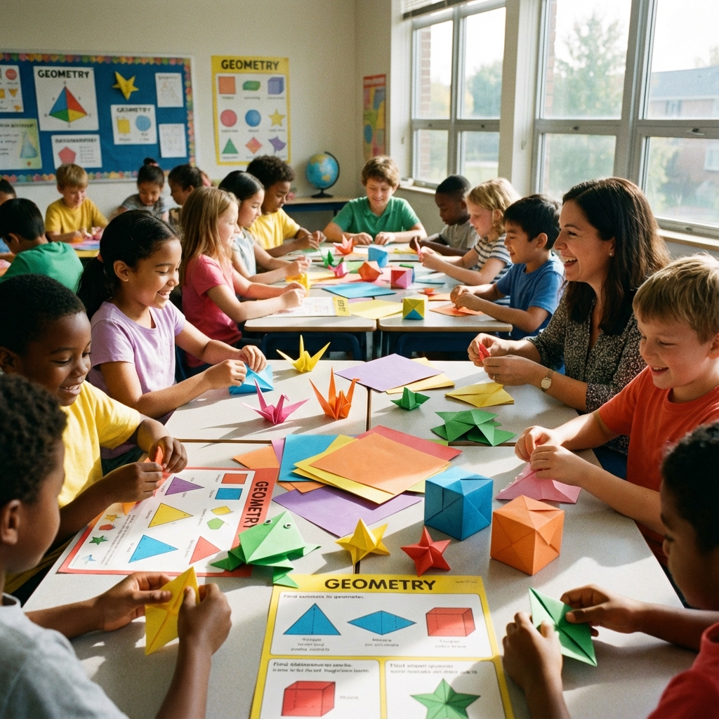 教育現場での折り紙:知育から数学教育まで